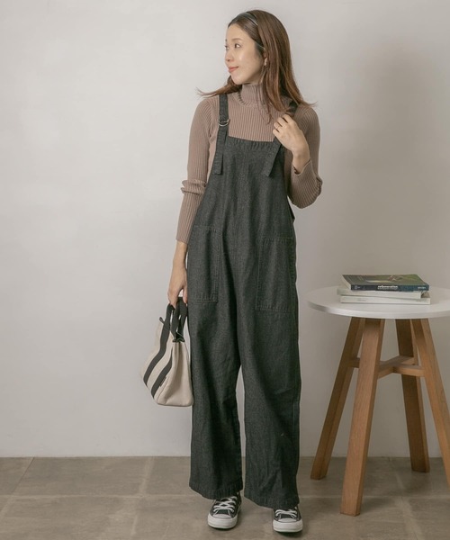 URBAN RESEARCH Sonny Label（アーバンリサーチサニーレーベル）の「『UR TECH』タートルネックリブニット（ニット/セーター・レディース・ブラック/レッド/ナチュラル/キャメル・FREE）」の18枚目の写真