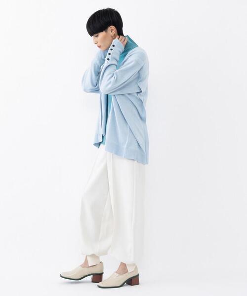 LANVIN en Bleu(ランバンオンブルー)の「【VERY掲載】マルチウェイニットカーディガン(カーディガン/ボレロ・レディース・オレンジ/ピンク/オフホワイト/ブラック/ブルー・38)」の15枚目の写真