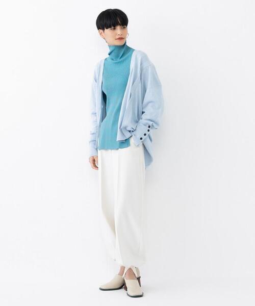 LANVIN en Bleu(ランバンオンブルー)の「【VERY掲載】マルチウェイニットカーディガン(カーディガン/ボレロ・レディース・オレンジ/ピンク/オフホワイト/ブラック/ブルー・38)」の16枚目の写真