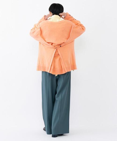 LANVIN en Bleu(ランバンオンブルー)の「【VERY掲載】マルチウェイニットカーディガン(カーディガン/ボレロ・レディース・オレンジ/ピンク/オフホワイト/ブラック/ブルー・38)」の19枚目の写真