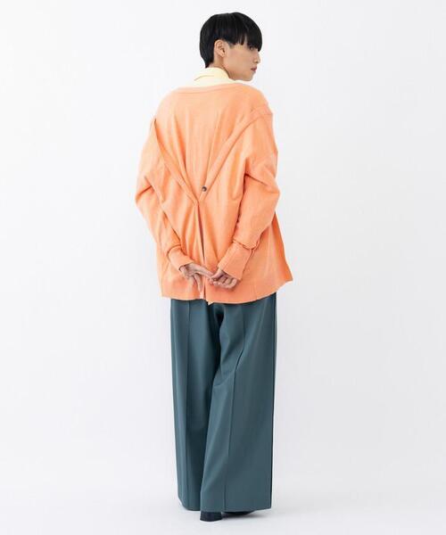 LANVIN en Bleu(ランバンオンブルー)の「【VERY掲載】マルチウェイニットカーディガン(カーディガン/ボレロ・レディース・オレンジ/ピンク/オフホワイト/ブラック/ブルー・38)」の20枚目の写真