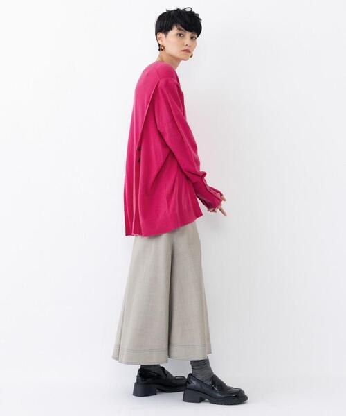 LANVIN en Bleu(ランバンオンブルー)の「【VERY掲載】マルチウェイニットカーディガン(カーディガン/ボレロ・レディース・オレンジ/ピンク/オフホワイト/ブラック/ブルー・38)」の21枚目の写真