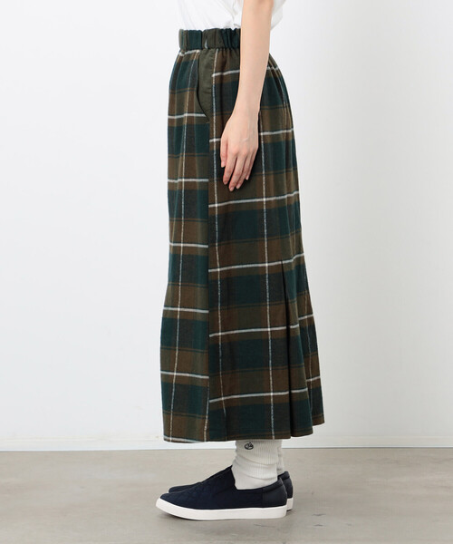 ONIGIRI（オニギリ）の「チェック柄　マーメイド風スカート（スカート・レディース・ネイビー/グリーン・M/L）」の12枚目の写真