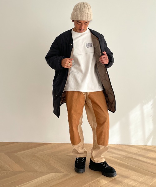 CANAL JEAN（キャナルジーン）の「RCW BLUE LABEL(ブルーレーベル) "common"裏起毛トレーナー（スウェット・レディース・ヘザーグレー/ブラック/ホワイト・ONE SIZE）」の22枚目の写真