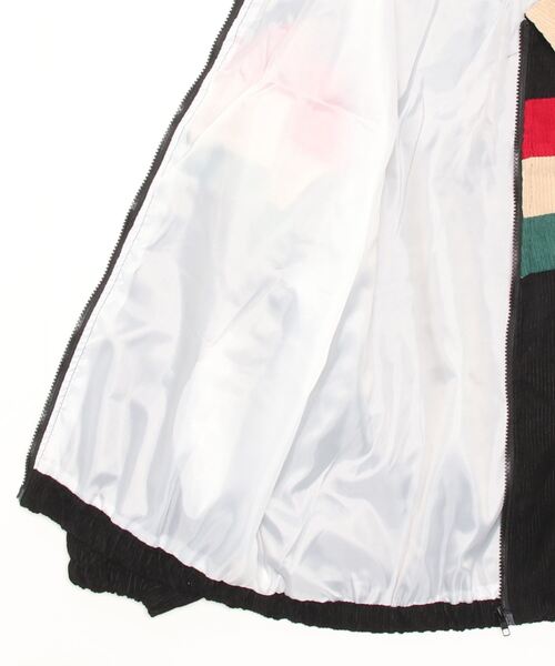 Auntie Rosa（アンティローザ）の「コーデュロイラインジャケット（ブルゾン・レディース・ブラック・MEDIUM/LARGE/X-LARGE/XX-LARGE）」の13枚目の写真