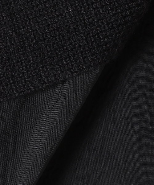 PONTI（ポンティ）の「【PONTI/ポンティ】別注CROCHETSIDE FRING PO：ニット（ニット/セーター・レディース・ブラック・FREE）」の18枚目の写真