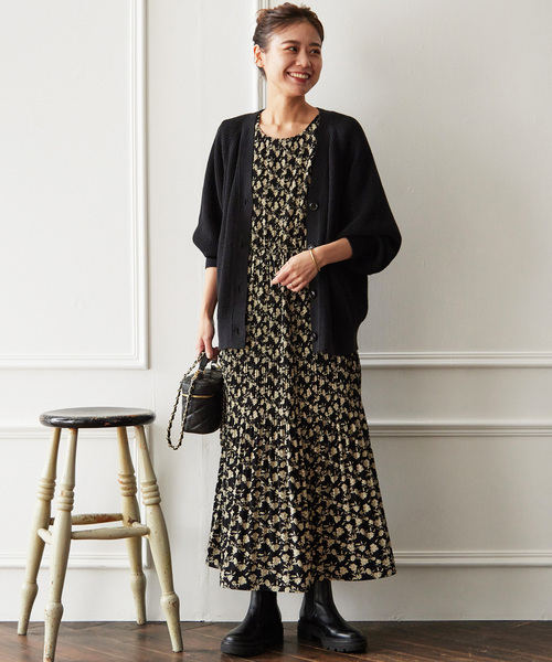 JOURNAL STANDARD relume（ジャーナルスタンダード　レリューム）の「畔Vカーディガン（カーディガン/ボレロ・レディース・ホワイト/ブラック/ベージュ/ピンク・FREE）」の15枚目の写真