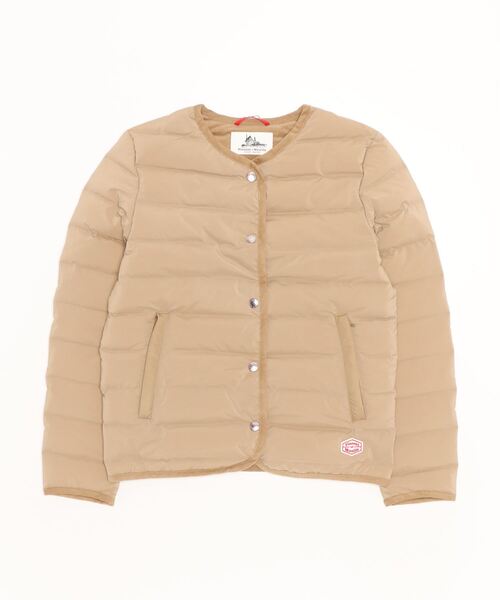 Vincent et Mireille（バンソンエミレイユ）の「ステッチレスダウンカーディガン／STITCHLES DOWN CARDIGAN（テーラードジャケット・レディース・ホワイト/ライトベージュ/ブラック/ネイビー/ダークグリーン・36/42/40h/34/38/40）」の4枚目の写真