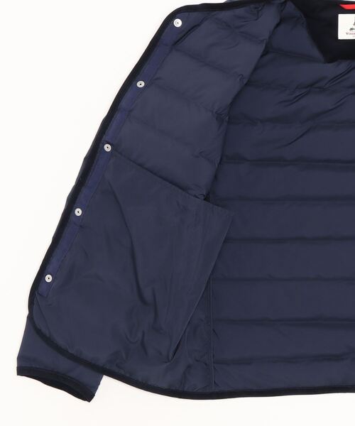 Vincent et Mireille（バンソンエミレイユ）の「ステッチレスダウンカーディガン／STITCHLES DOWN CARDIGAN（テーラードジャケット・レディース・ホワイト/ライトベージュ/ブラック/ネイビー/ダークグリーン・36/42/40h/34/38/40）」の7枚目の写真