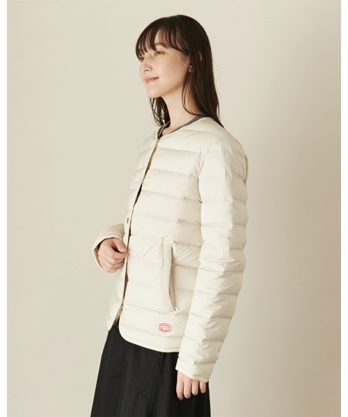 Vincent et Mireille（バンソンエミレイユ）の「ステッチレスダウンカーディガン／STITCHLES DOWN CARDIGAN（テーラードジャケット・レディース・ホワイト/ライトベージュ/ブラック/ネイビー/ダークグリーン・36/42/40h/34/38/40）」の10枚目の写真