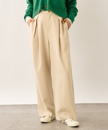 OUVRAGE CLASSE | タックワイドパンツ(スラックス)