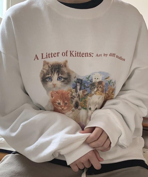 USA製　ゴブラン　スウェット　ネコ　猫　アニマル　古着　XL 180673771.jpg?cmsp_timestamp=