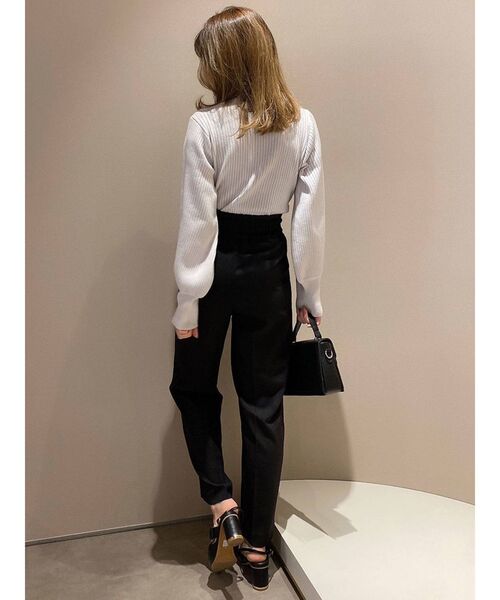 dazzlin（ダズリン）の「2WAYカットアウトニットトップス（ニット/セーター・レディース・ブラック/グレー/ブルー/グリーン・FREE）」の19枚目の写真