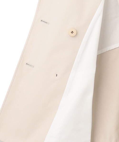 23区(ニジュウサンク)の「コットンポリエステルギャバジン ショート トレンチ コート(トレンチコート・レディース・ベージュ系・38/40)」の13枚目の写真