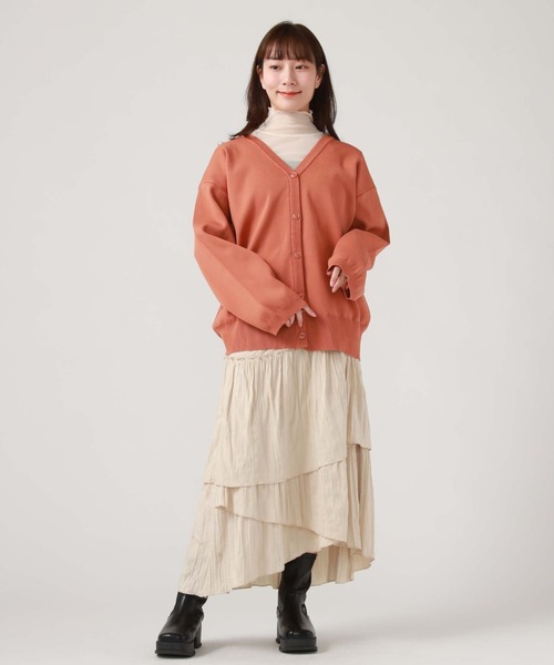 archives(アルシーヴ)の「ワッシャーアシメティアードスカート(スカート・レディース・ブラック/グレー/ベージュ/ミント・MEDIUM)」の20枚目の写真