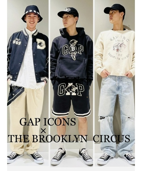 GAP（ギャップ）の「Gap Icons ×  The Brooklyn Circus バーシティジャケット(メンズ)（スタジャン・メンズ・ブラック・S/M/L/XS/XL）」の8枚目の写真