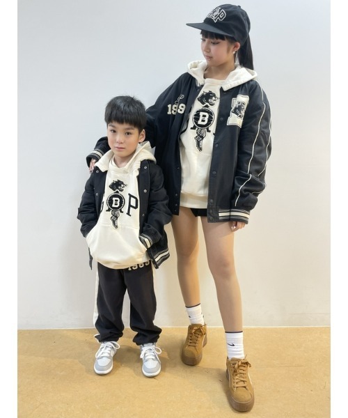 GAP（ギャップ）の「Gap Icons ×  The Brooklyn Circus バーシティジャケット(メンズ)（スタジャン・メンズ・ブラック・S/M/L/XS/XL）」の11枚目の写真