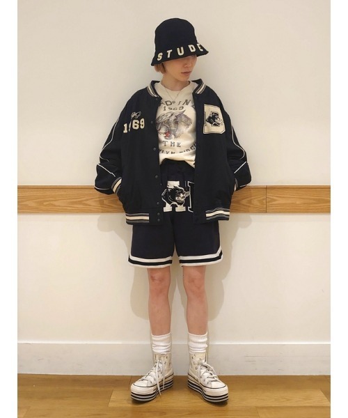 GAP（ギャップ）の「Gap Icons ×  The Brooklyn Circus バーシティジャケット(メンズ)（スタジャン・メンズ・ブラック・S/M/L/XS/XL）」の12枚目の写真