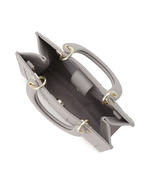 SNIDEL(スナイデル)の「Sustainableパフハンドルバッグ(ショルダーバッグ・レディース・アイボリー/ブラック/ピンク/グレー・FREE)」の6枚目の写真