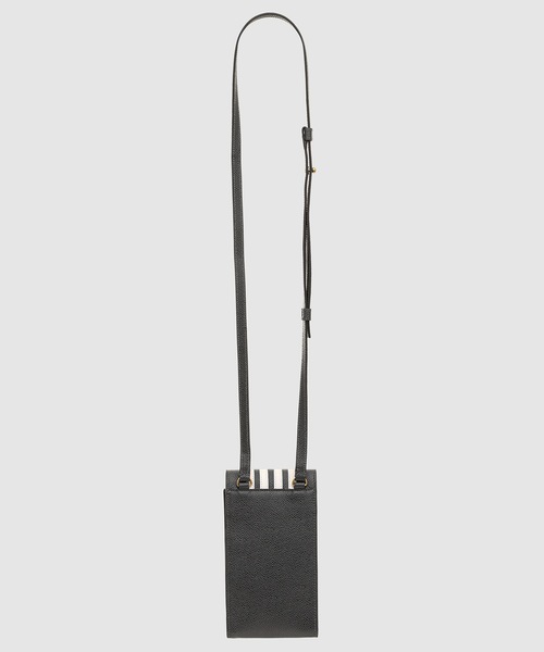 THOM BROWNE（トムブラウン）の「PHONE HOLDER W/ FLAP & 4 BAR 