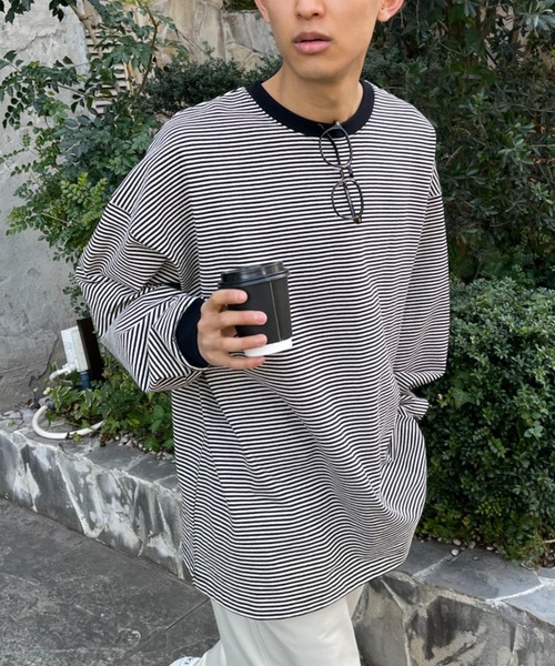 CIAOPANIC(チャオパニック)の「スーパービックスウェットTEE(Tシャツ/カットソー・レディース・ホワイト/ブラック/パープル/イエロー/ブラック×ホワイト・FREE)」の4枚目の写真