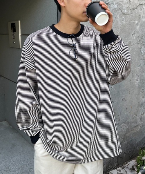 CIAOPANIC(チャオパニック)の「スーパービックスウェットTEE(Tシャツ/カットソー・レディース・ホワイト/ブラック/パープル/イエロー/ブラック×ホワイト・FREE)」の12枚目の写真