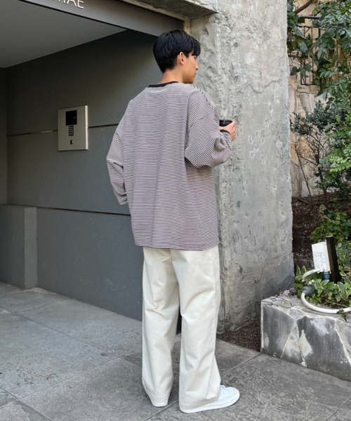 CIAOPANIC(チャオパニック)の「スーパービックスウェットTEE(Tシャツ/カットソー・レディース・ホワイト/ブラック/パープル/イエロー/ブラック×ホワイト・FREE)」の8枚目の写真