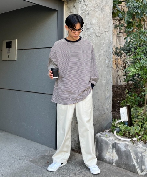CIAOPANIC(チャオパニック)の「スーパービックスウェットTEE(Tシャツ/カットソー・レディース・ホワイト/ブラック/パープル/イエロー/ブラック×ホワイト・FREE)」の6枚目の写真