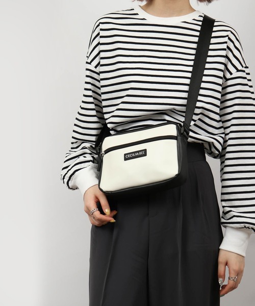 CECIL McBEE（セシルマクビー）の「CECIL McBEE bon voyage 2WAYベルトポーチ（ボディバッグ/ウエストポーチ・レディース・ピンク/ホワイト/ブラック・F）」の7枚目の写真