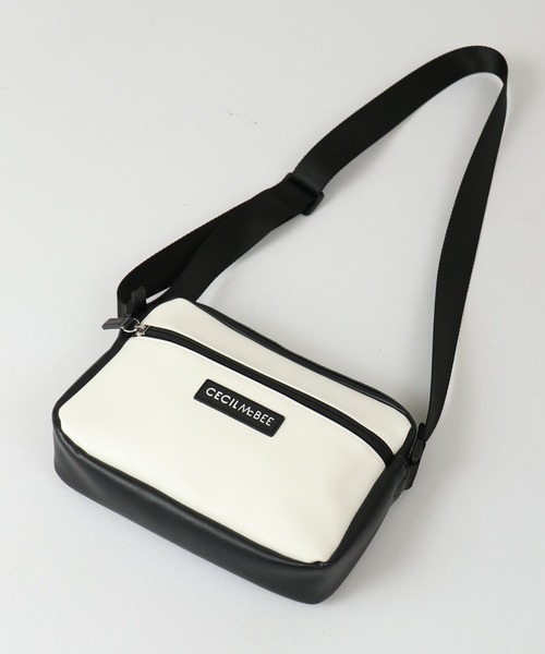 CECIL McBEE（セシルマクビー）の「CECIL McBEE bon voyage 2WAYベルトポーチ（ボディバッグ/ウエストポーチ・レディース・ピンク/ホワイト/ブラック・F）」の4枚目の写真