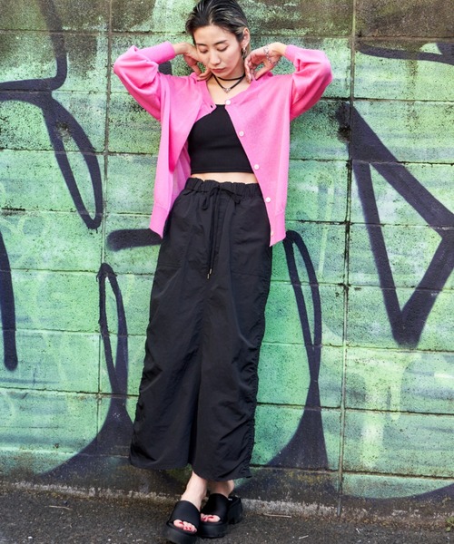 Auntie Rosa Holiday（アンティローザホリデー）の「シアークルーカーディガン（カーディガン/ボレロ・レディース・ブルー/ブラック/ピンク・FREE）」の18枚目の写真