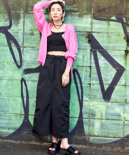 Auntie Rosa Holiday（アンティローザホリデー）の「シアークルーカーディガン（カーディガン/ボレロ・レディース・ブルー/ブラック/ピンク・FREE）」の9枚目の写真