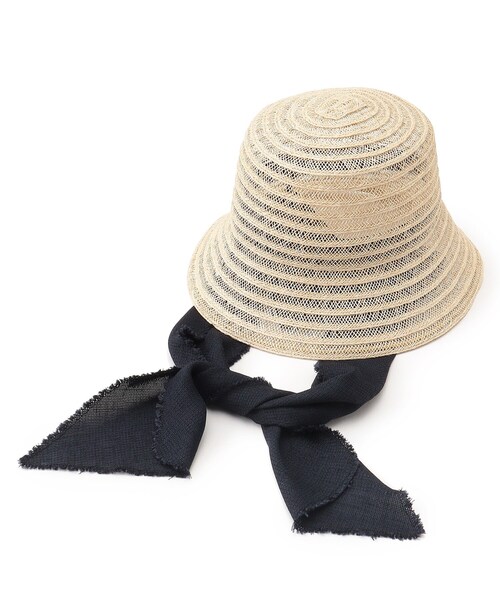 La Maison de Lyllis(メゾンドリリス)の「◆La maison de Lyllis(メゾンドリリス)【別注】クロッシェスカーフハット(ハット・レディース・ベージュ・00)」の4枚目の写真