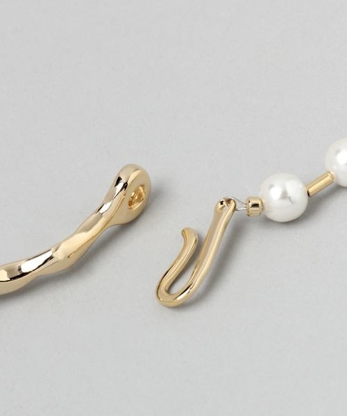 JEANASIS（ジーナシス）の「パールメタルネックレス/185054（ネックレス・レディース・シルバー系その他/ゴールド系その他・FREE）」の5枚目の写真