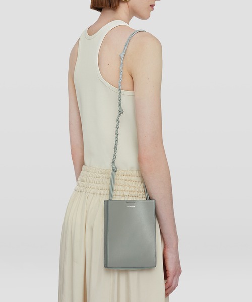 JIL SANDER（ジルサンダー）の「TANGLE SM（ショルダーバッグ・レディース・グレー系/ブルー系/ダークグリーン/ピンク系・UNI）」の9枚目の写真