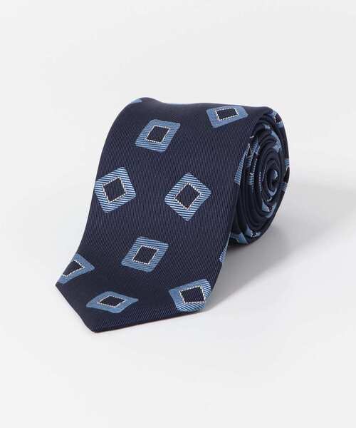 URBAN RESEARCH DOORS（アーバンリサーチドアーズ）の「LIFE STYLE TAILOR　23SS国内タイ小紋3（ネクタイ・メンズ・ブルー/ネイビー/ブラウン・-）」の4枚目の写真
