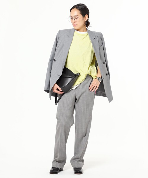 AP STUDIO（エーピーストゥディオ）の「SCENTOF TW グレー ジャケット（テーラードジャケット・レディース・チャコールグレー・36/38）」の9枚目の写真