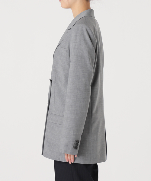 apuntob グレージャケット apuntob Jacket wool and cashmere Natural apuntob Tousers Cotton