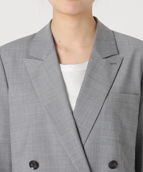 AP STUDIO（エーピーストゥディオ）の「SCENTOF TW グレー ジャケット（テーラードジャケット・レディース・チャコールグレー・36/38）」の15枚目の写真