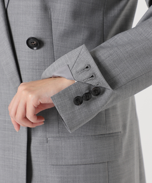 AP STUDIO（エーピーストゥディオ）の「SCENTOF TW グレー ジャケット（テーラードジャケット・レディース・チャコールグレー・36/38）」の19枚目の写真