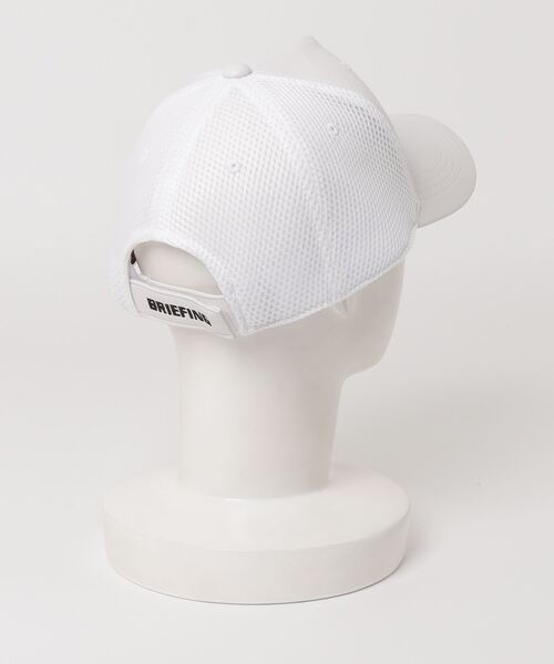 BRIEFING(ブリーフィング)の「【ブリーフィングゴルフ】MENS LEATHER INITIAL MESH CAP(サンバイザー・メンズ・ブラック/ホワイト/ブラウン/ネイビー・FREE)」の7枚目の写真