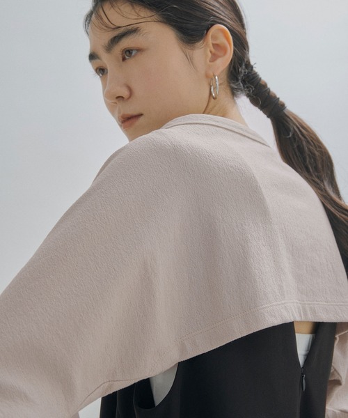 sana（サナ）の「【Sana（サナ）】arm cardigan（カーディガン/ボレロ・レディース・キナリ/ブラック・FREE）」の3枚目の写真