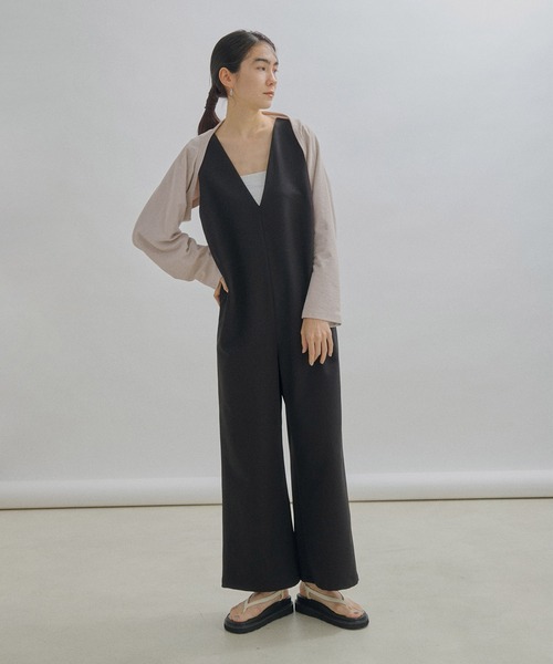 sana（サナ）の「【Sana（サナ）】arm cardigan（カーディガン/ボレロ・レディース・キナリ/ブラック・FREE）」の5枚目の写真