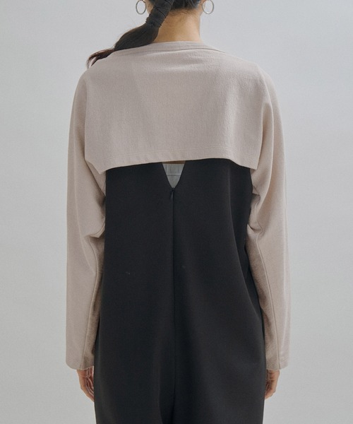 sana（サナ）の「【Sana（サナ）】arm cardigan（カーディガン/ボレロ・レディース・キナリ/ブラック・FREE）」の11枚目の写真