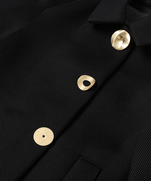 DRIES VAN NOTEN(ドリスヴァンノッテン)の「RINKS TR JEWEL 6233 W.W.COAT BLACK(チェスターコート・レディース・ブラック・XS/S)」の4枚目の写真