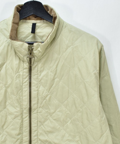 Barbour（バブアー）の「【ヴィンテージ古着】Barbour / バブアー フルジップ キルティングジャケット ナイロンジャケット（ナイロンジャケット・メンズ・ベージュ・MEDIUM）」の2枚目の写真