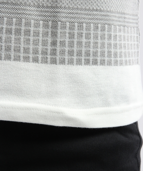 HARE(ハレ)の「ジャガードラインカットソー(HARE)(Tシャツ/カットソー・メンズ・オフホワイト/カーキ/ネイビー・MEDIUM/SMALL/LARGE)」の20枚目の写真