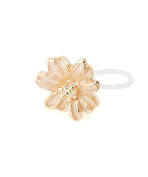 ROPE' PICNIC(ロペピクニック)の「カラーフラワーノンホールピアス(イヤリング・レディース・ピンク/キナリ・FREE)」の5枚目の写真