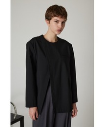 Shoulder padded suit tops