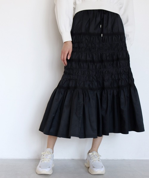malamute（マラミュート）の「malamute / wassily teared skirt  